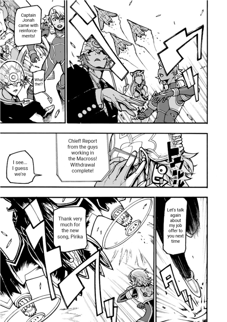 Macross Delta Side Story: Macross E Chapter 4 page 4 - Chapter 4: Pirika Missile