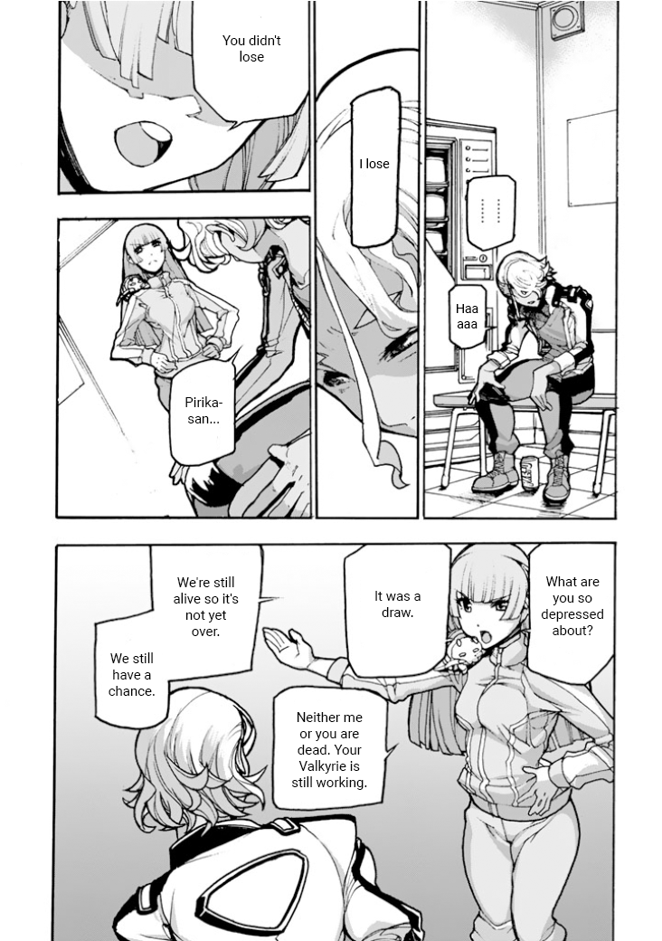 Macross Delta Side Story: Macross E Chapter 4 page 7 - Chapter 4: Pirika Missile