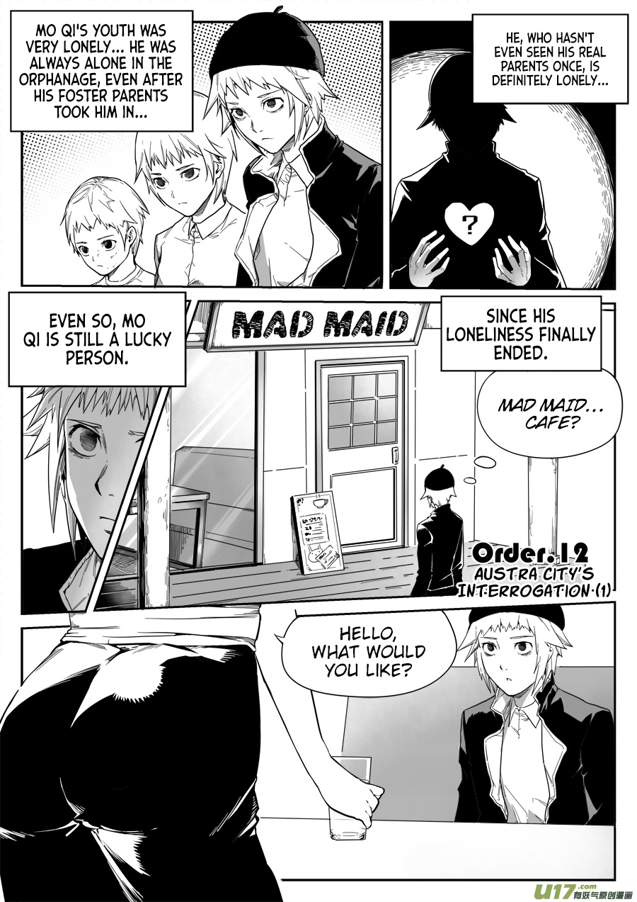 Mad Maid with Odd Powers Chapter 12 page 1 - Chapter 12: Austra City's Interrogation (1)