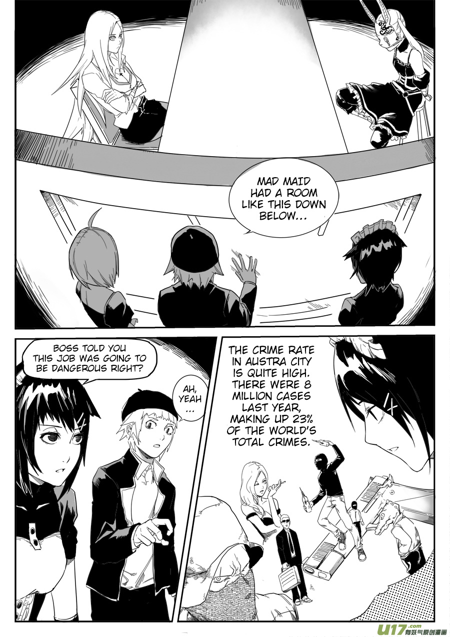 Mad Maid with Odd Powers Chapter 12 page 8 - Chapter 12: Austra City's Interrogation (1)