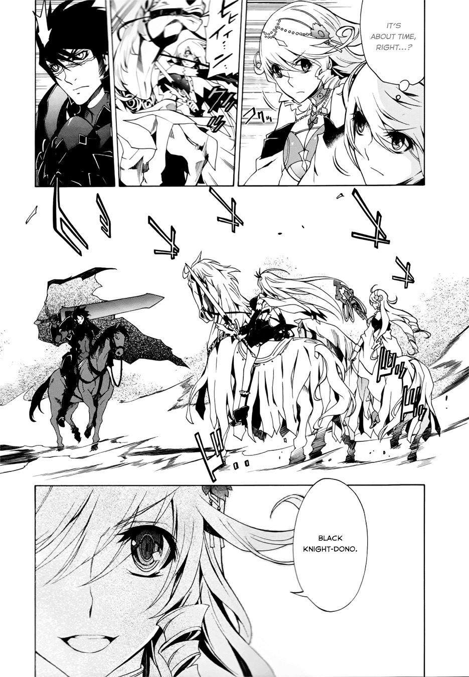 Madan no Ou to Vanadis Chapter 27 page 11 - Chapter 27 : Black Knight vs Vandadis