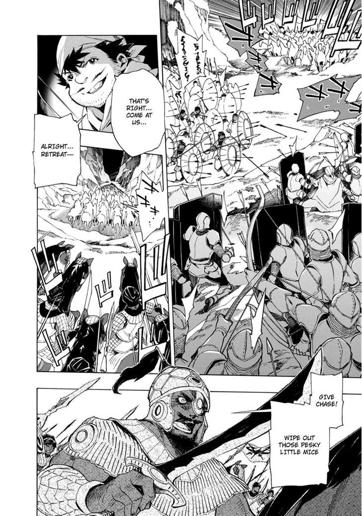 Madan no Ou to Vanadis Chapter 32 page 15 - Chapter 32 : Two Thousand vs Twenty Thousand