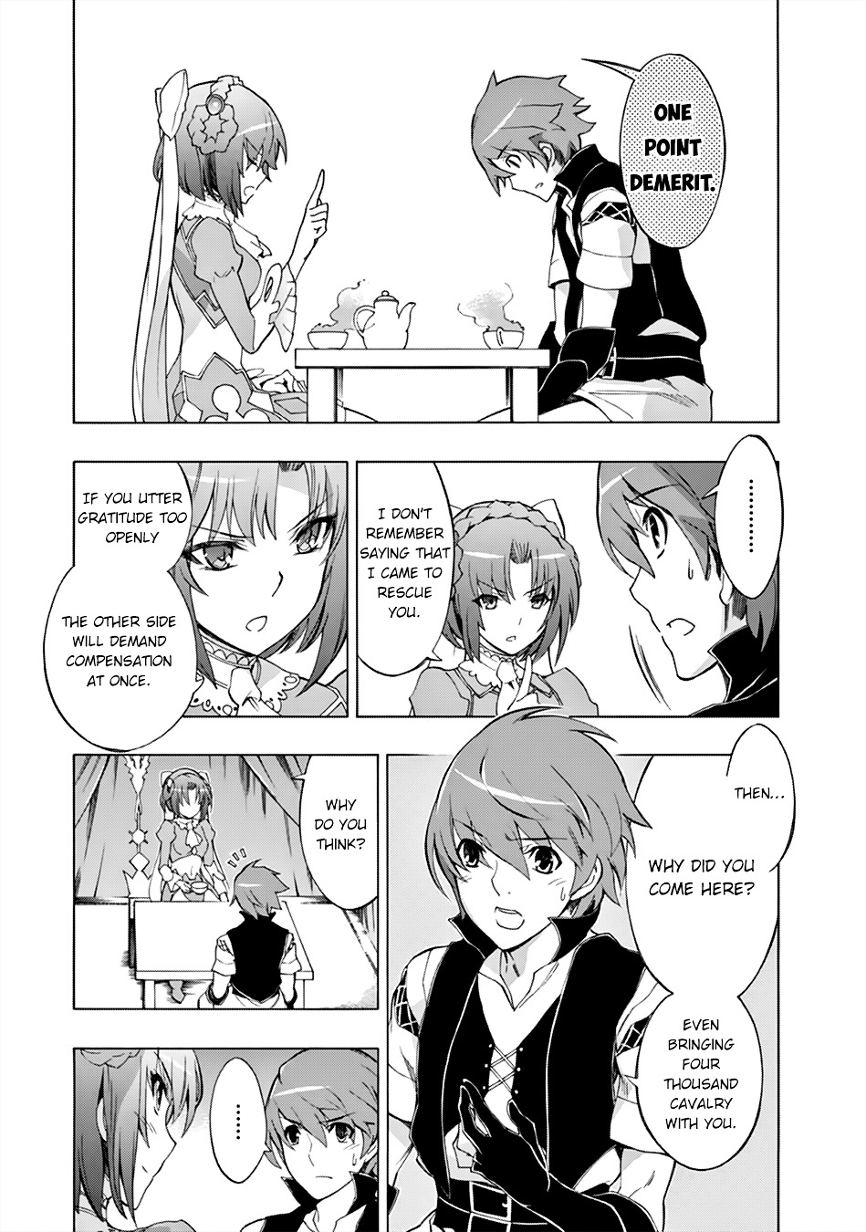 Madan no Ou to Vanadis Chapter 34.2 page 18 - Chapter 34 v2 : The Black Bow's Value
