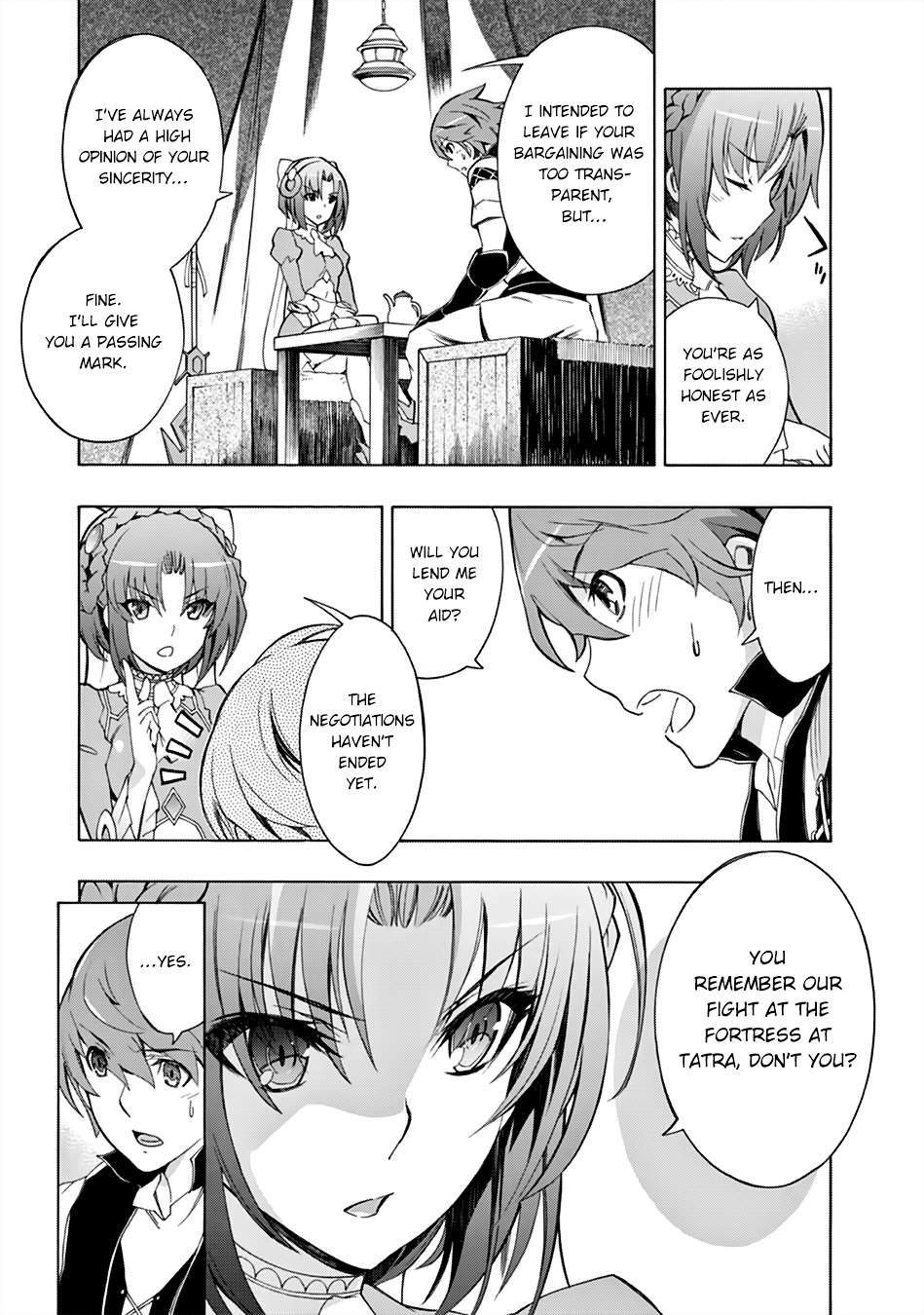 Madan no Ou to Vanadis Chapter 34.2 page 22 - Chapter 34 v2 : The Black Bow's Value