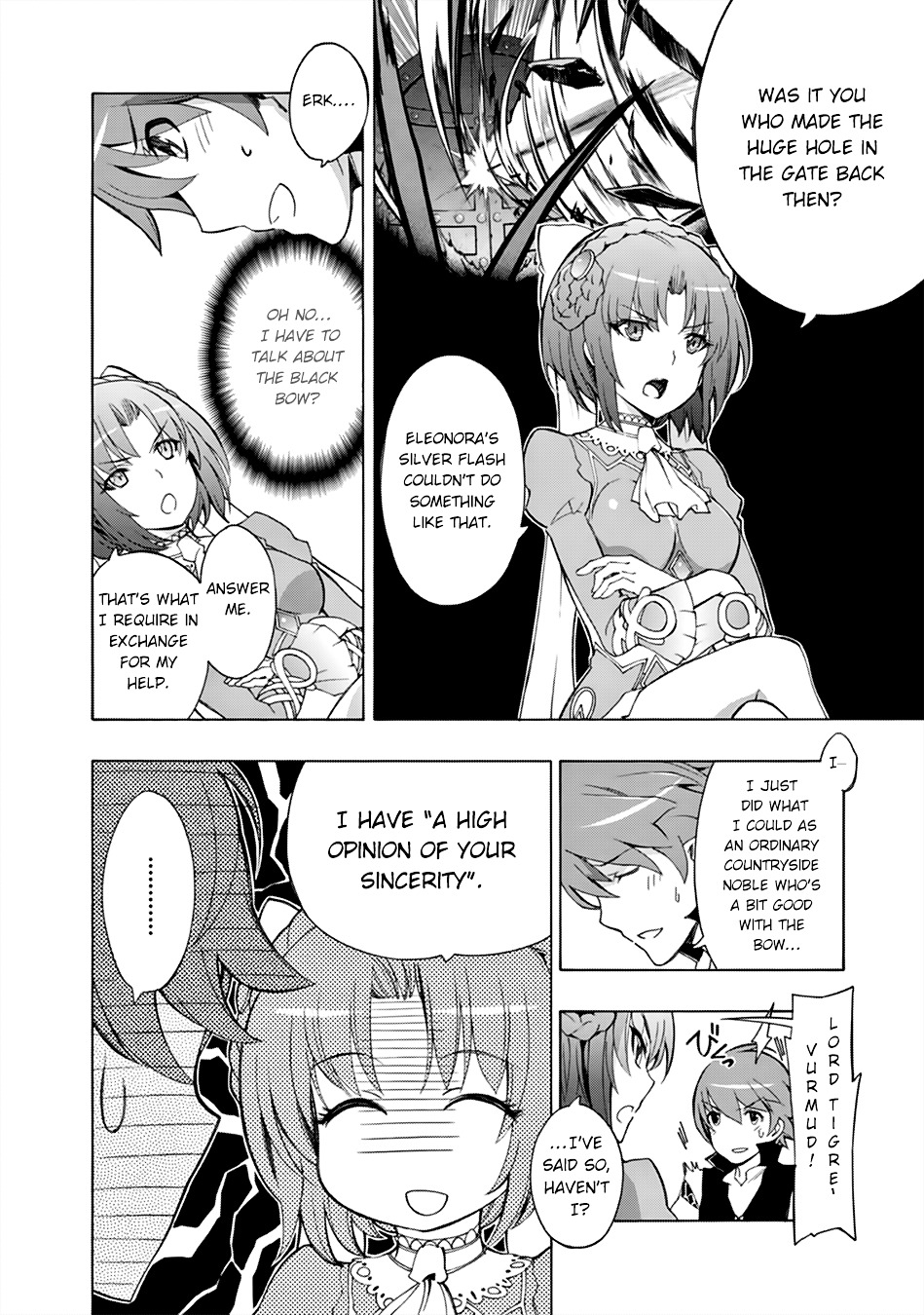 Madan no Ou to Vanadis Chapter 34.2 page 23 - Chapter 34 v2 : The Black Bow's Value