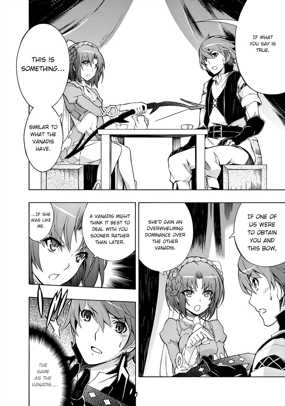 Madan no Ou to Vanadis Chapter 34.2 page 25 - Chapter 34 v2 : The Black Bow's Value
