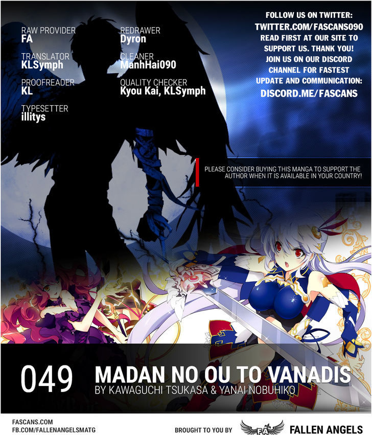 Madan no Ou to Vanadis Chapter 49 page 1 - Chapter 49 : Four Spears Formation