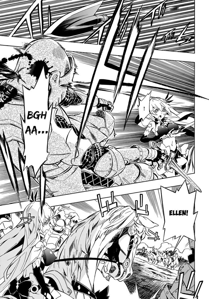 Madan no Ou to Vanadis Chapter 49 page 13 - Chapter 49 : Four Spears Formation