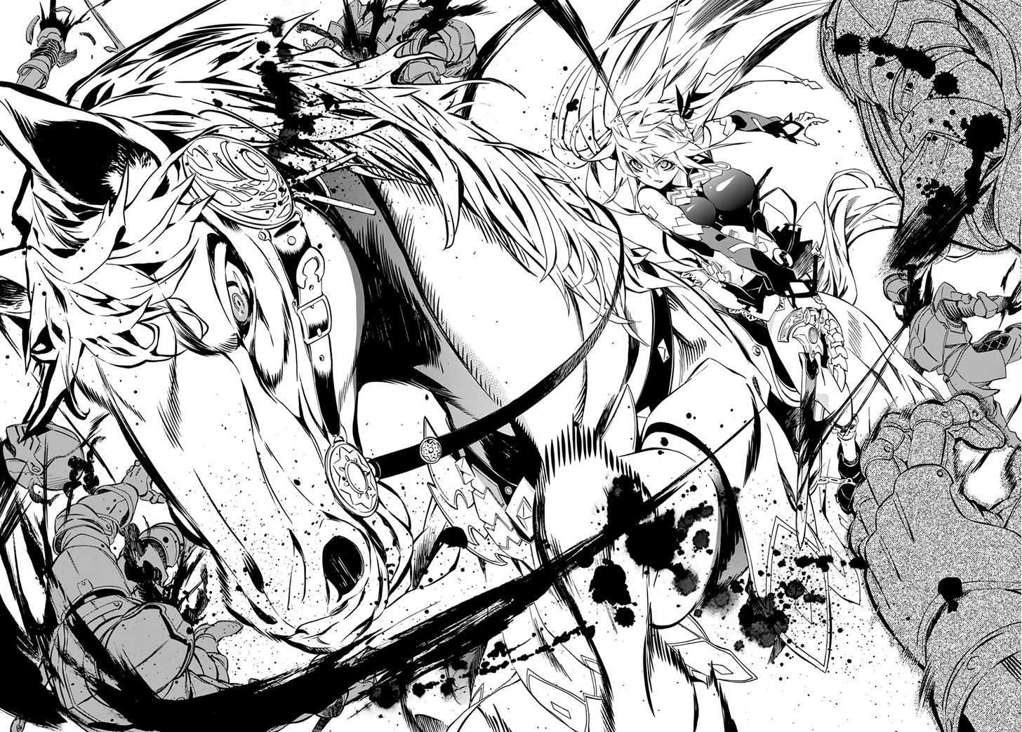 Madan no Ou to Vanadis Chapter 49 page 9 - Chapter 49 : Four Spears Formation
