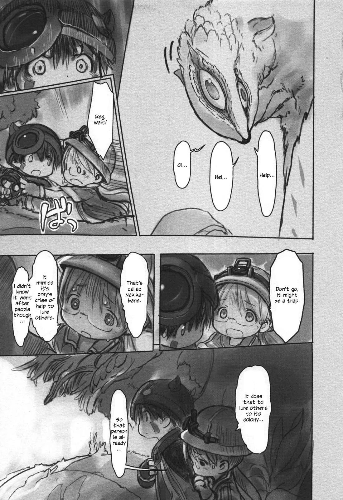 Made in Abyss Chapter 10 page 19 - Chapter 10: The Depths' Second Layer: The Forest of Temptation