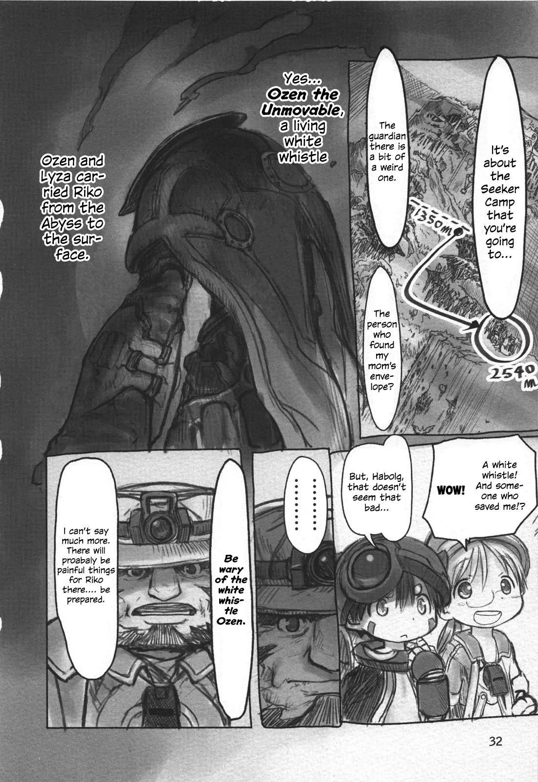 Made in Abyss Chapter 10 page 8 - Chapter 10: The Depths' Second Layer: The Forest of Temptation