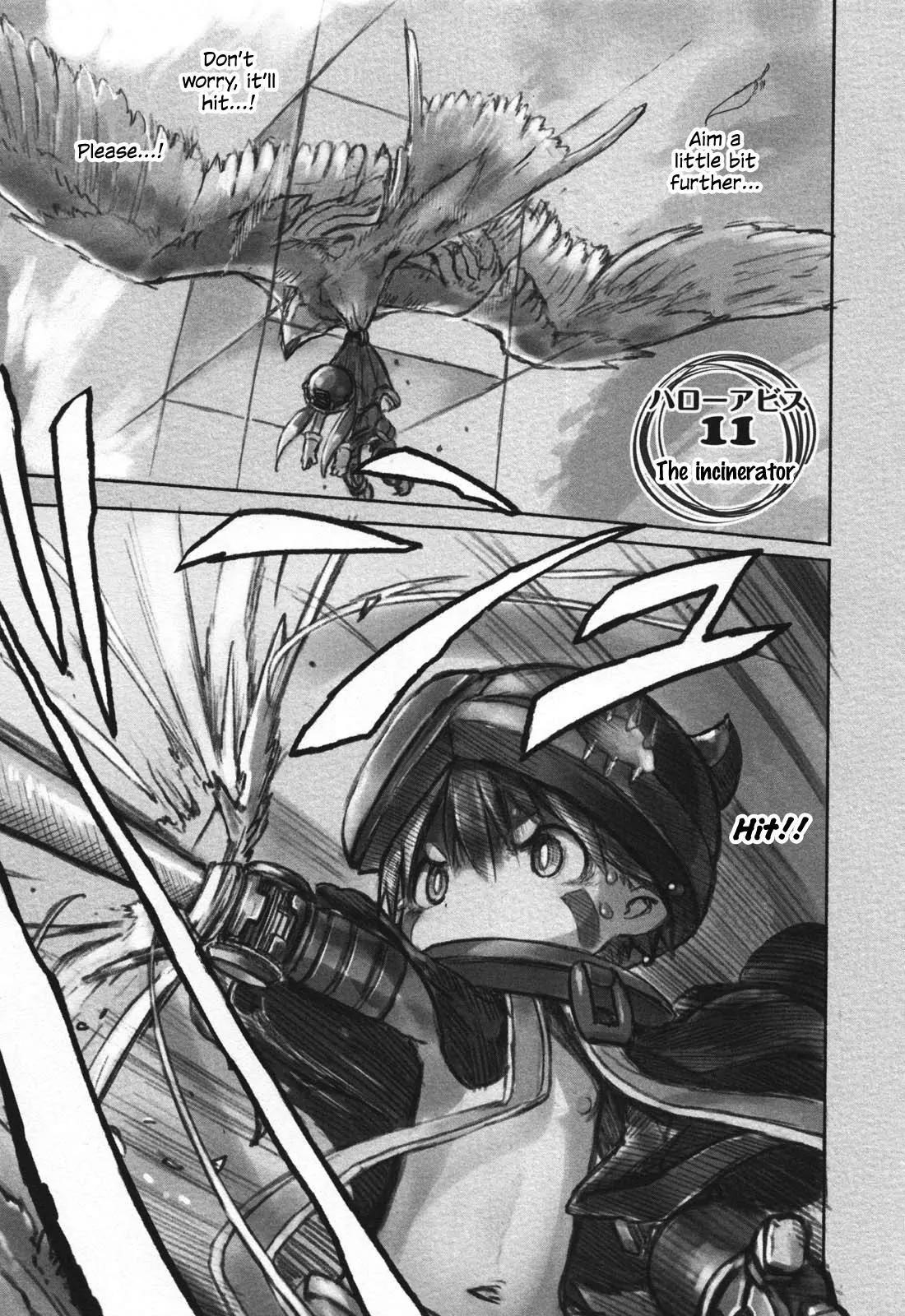 Made in Abyss Chapter 11 page 1 - Chapter 11: Incinerator