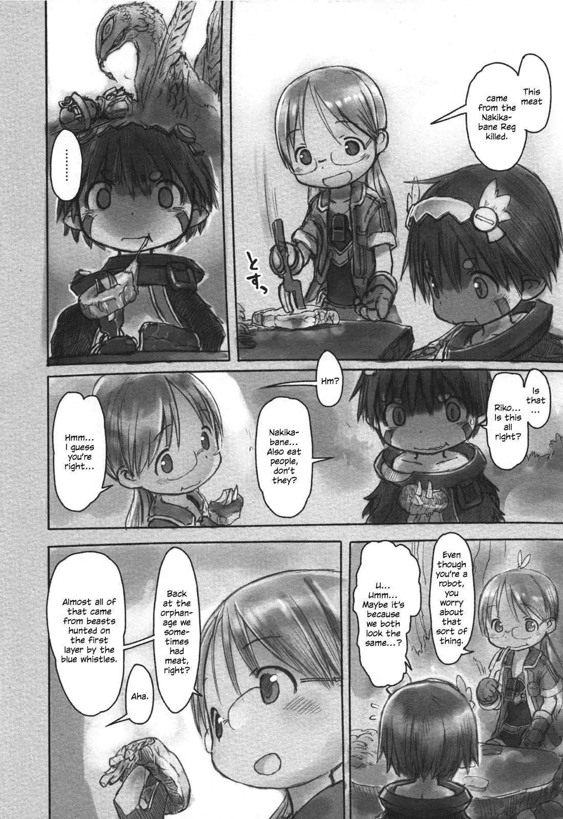 Made in Abyss Chapter 12 page 6 - Chapter 12: Lowest Area of the Depths' Second Layer: The Inverted Forest