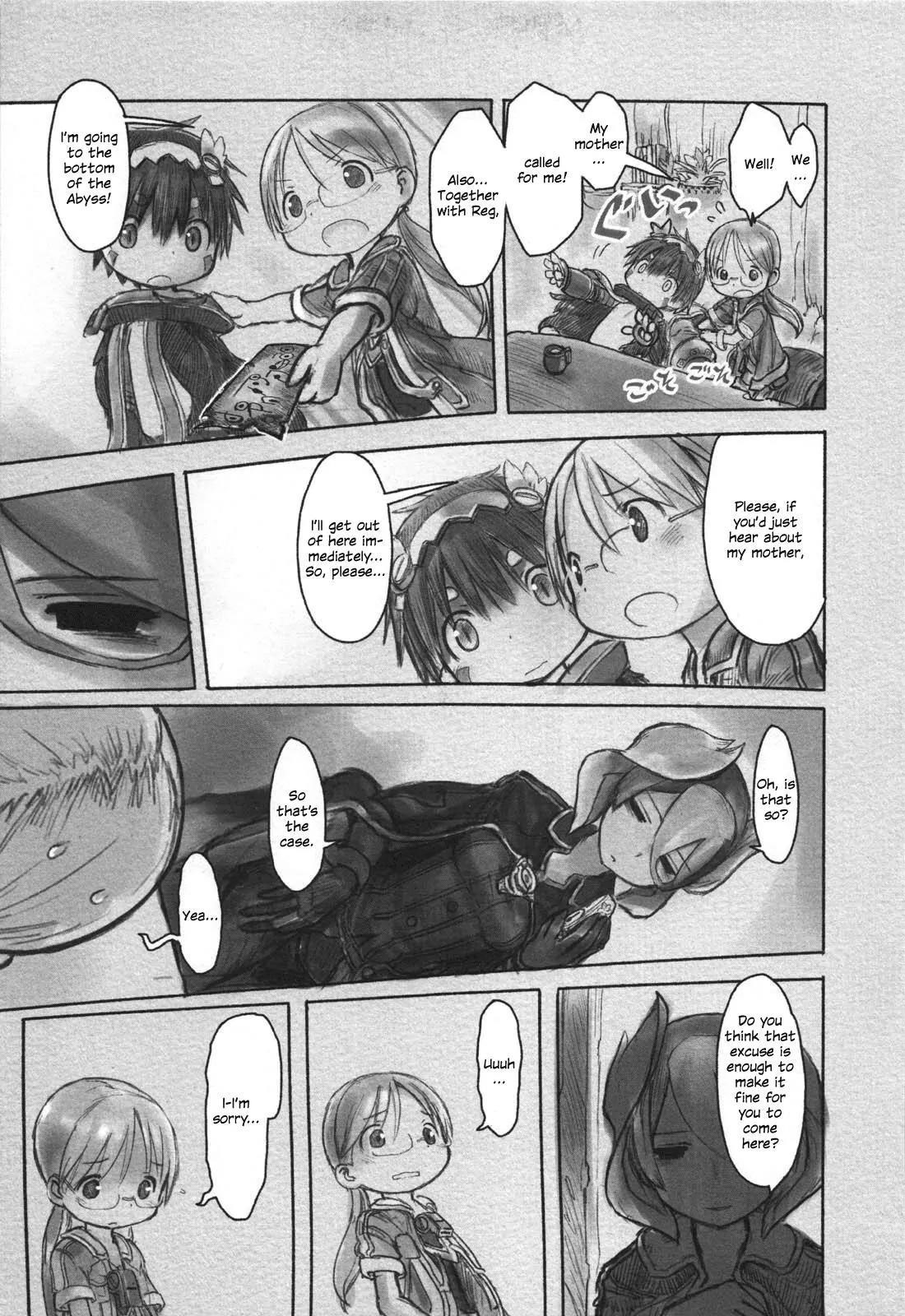 Made in Abyss Chapter 13 page 7 - Chapter 13: Seeker Camp