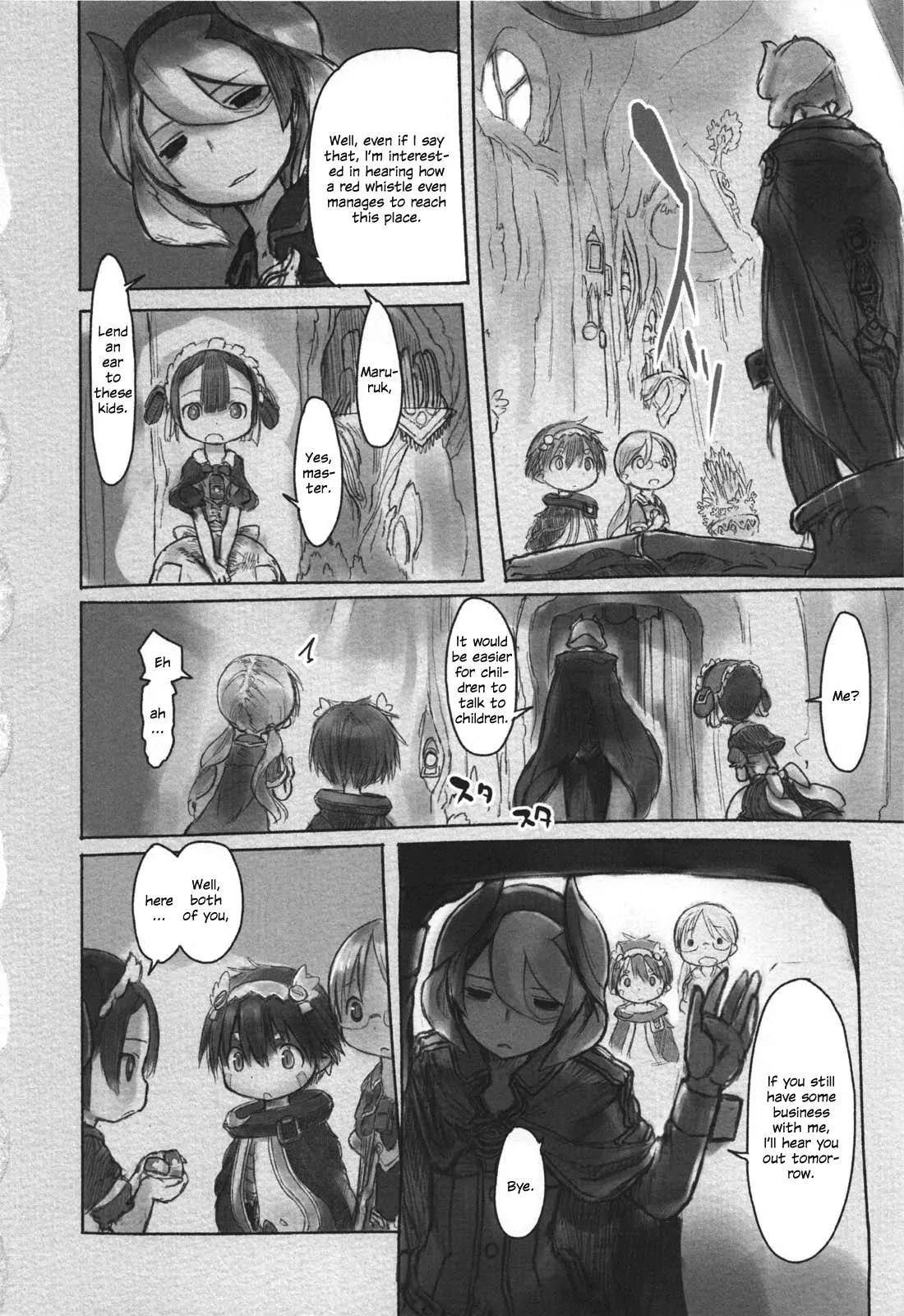 Made in Abyss Chapter 13 page 8 - Chapter 13: Seeker Camp