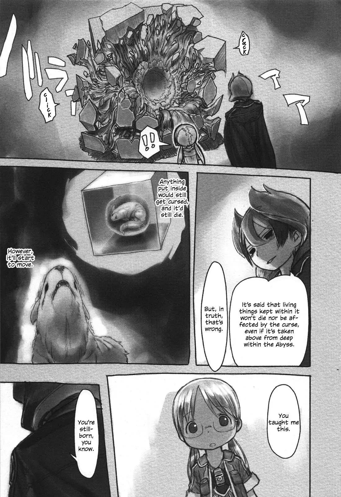 Made in Abyss Chapter 14 page 13 - Chapter 14: The Curse-Repelling Vessel