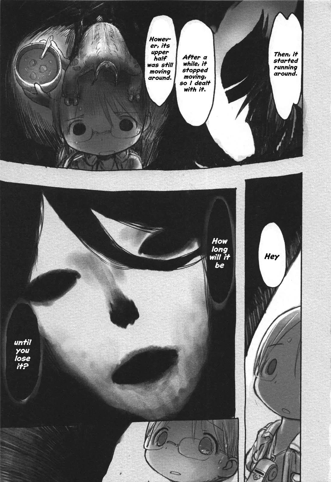 Made in Abyss Chapter 14 page 15 - Chapter 14: The Curse-Repelling Vessel