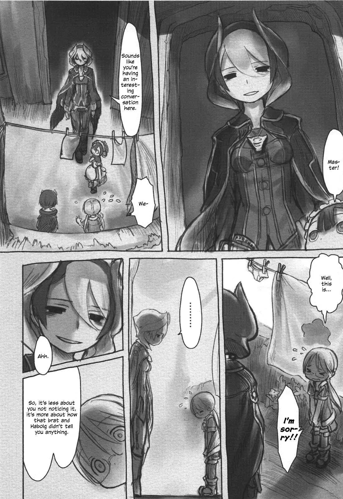 Made in Abyss Chapter 14 page 4 - Chapter 14: The Curse-Repelling Vessel