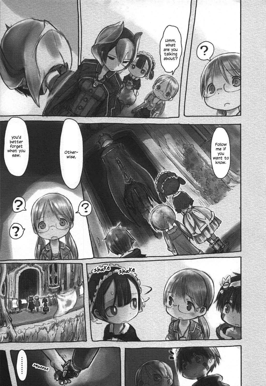 Made in Abyss Chapter 14 page 5 - Chapter 14: The Curse-Repelling Vessel