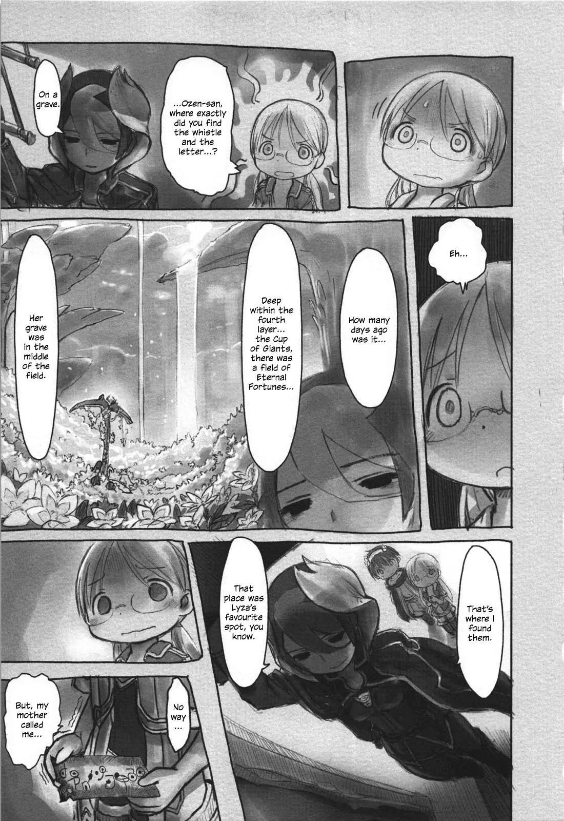 Made in Abyss Chapter 14 page 7 - Chapter 14: The Curse-Repelling Vessel