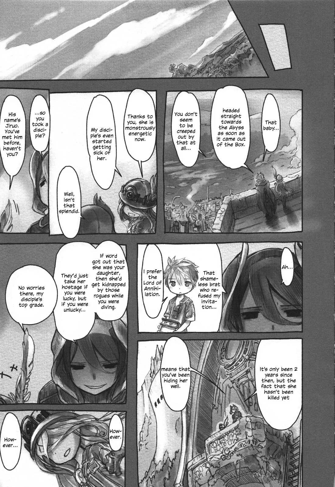 Made in Abyss Chapter 16 page 13 - Chapter 16: A Vile Mentoring Method
