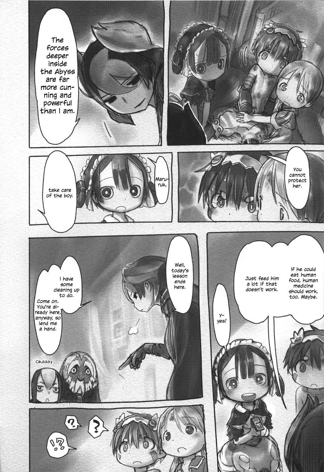 Made in Abyss Chapter 16 page 6 - Chapter 16: A Vile Mentoring Method