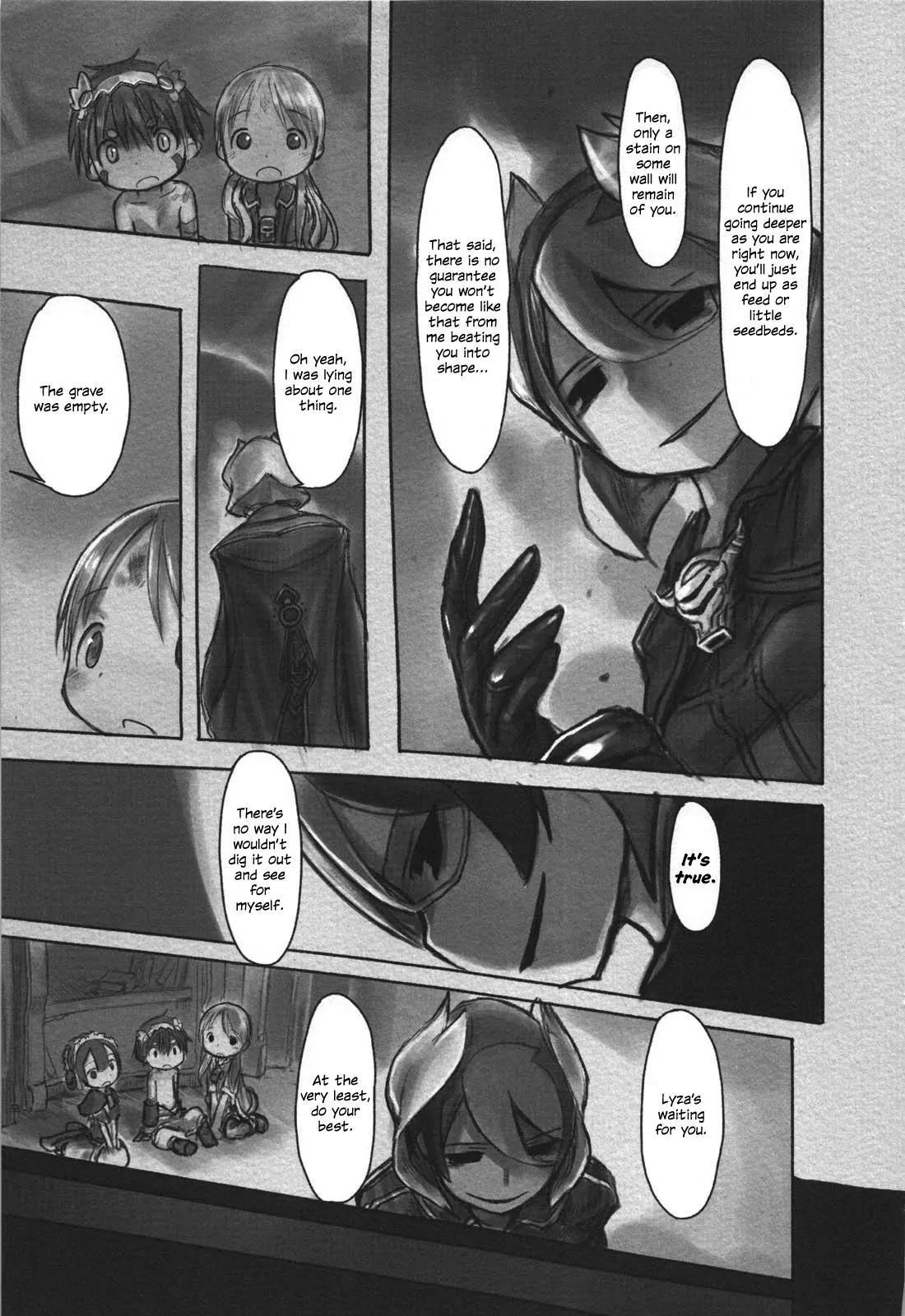 Made in Abyss Chapter 16 page 7 - Chapter 16: A Vile Mentoring Method