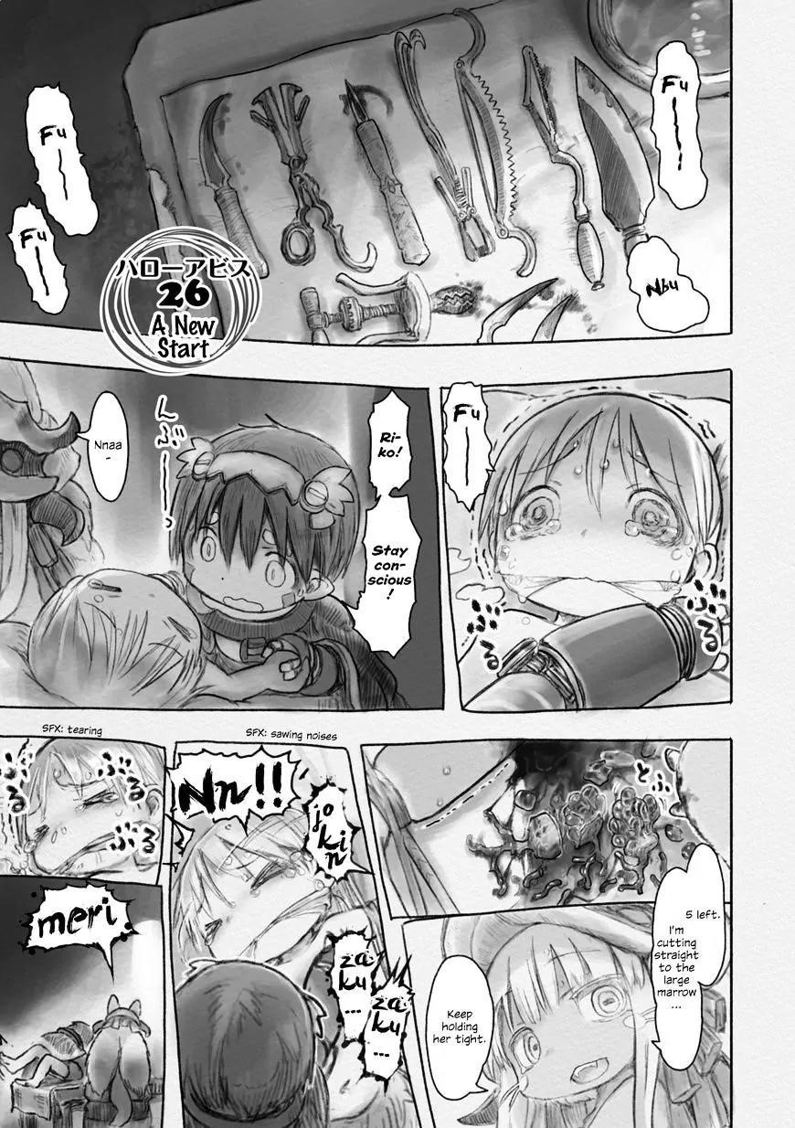 Made in Abyss Chapter 26 page 1 - Chapter 26: A Fresh Start
