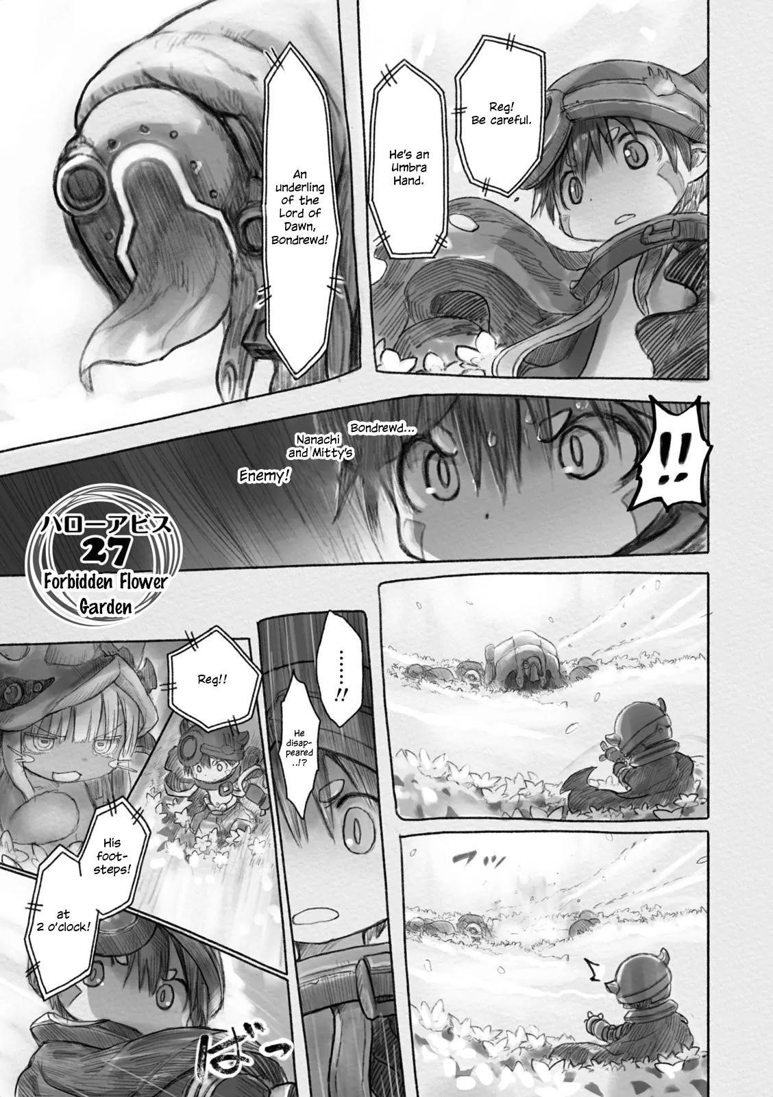 Made in Abyss Chapter 27 page 1 - Chapter 27: The Forbidden Field of Flowers