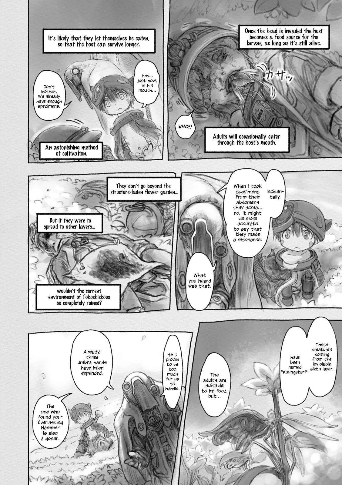 Made in Abyss Chapter 27 page 10 - Chapter 27: The Forbidden Field of Flowers