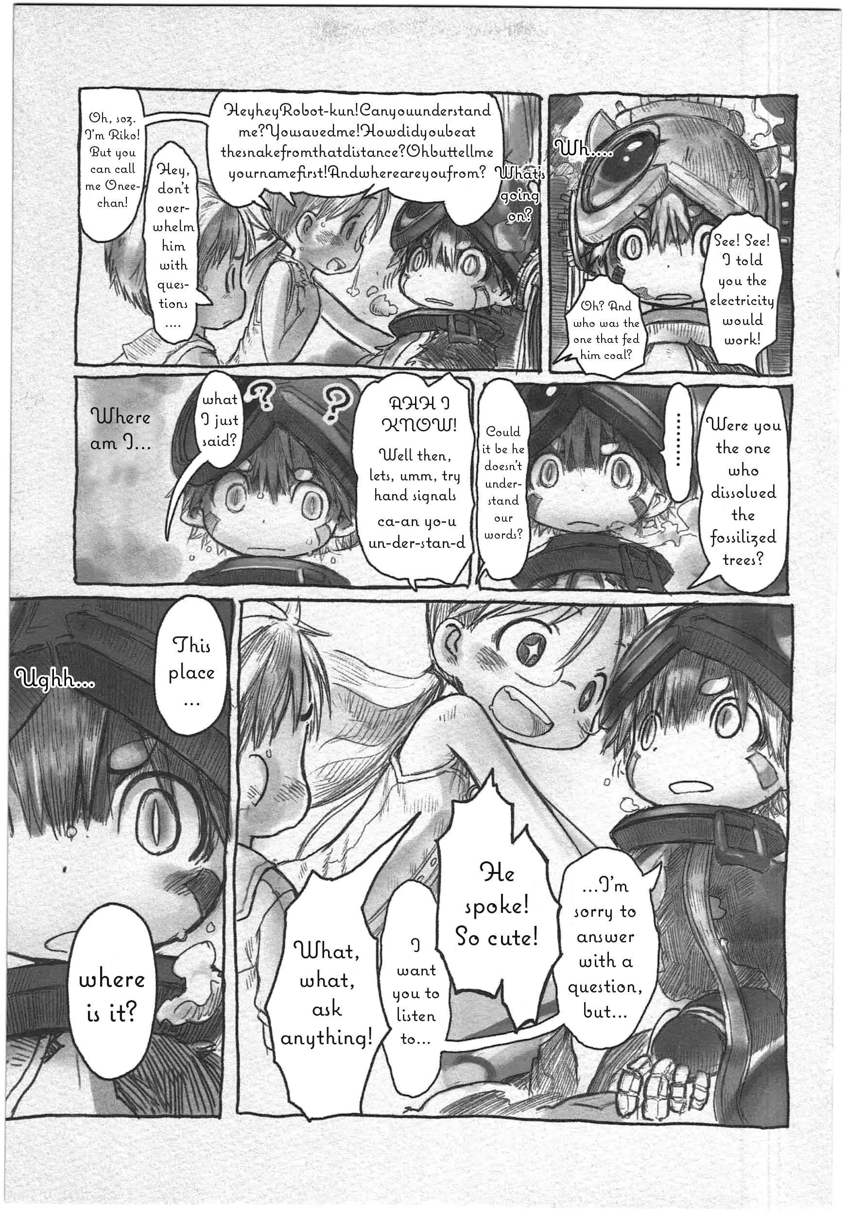 Made in Abyss Chapter 3 page 3 - Chapter 3: Riko's Room: Former Torture Chamber