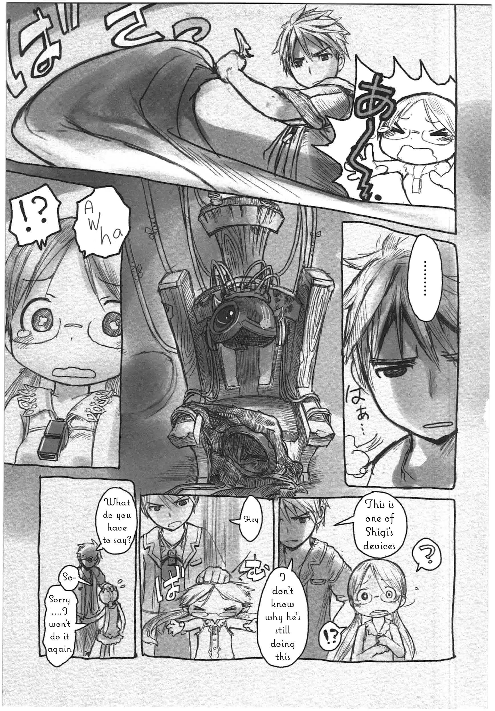 Made in Abyss Chapter 3 page 9 - Chapter 3: Riko's Room: Former Torture Chamber