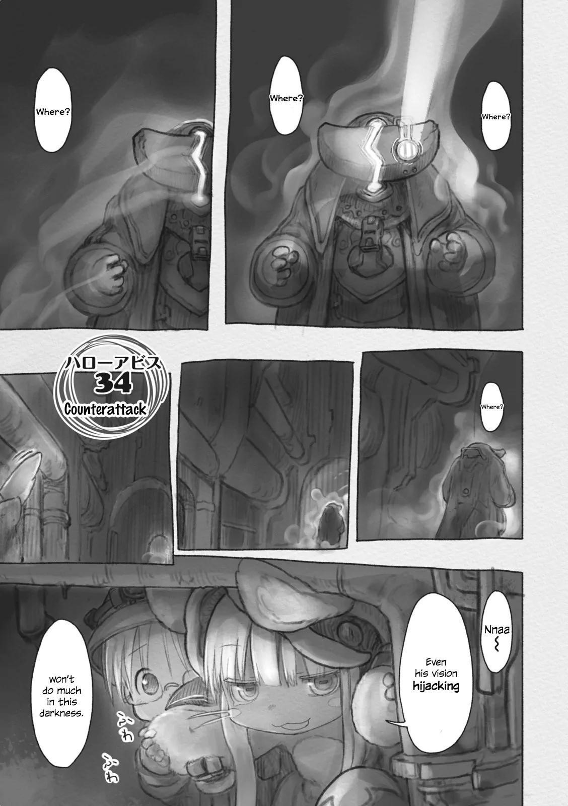 Made in Abyss Chapter 34 page 1 - Chapter 34: Counterattack