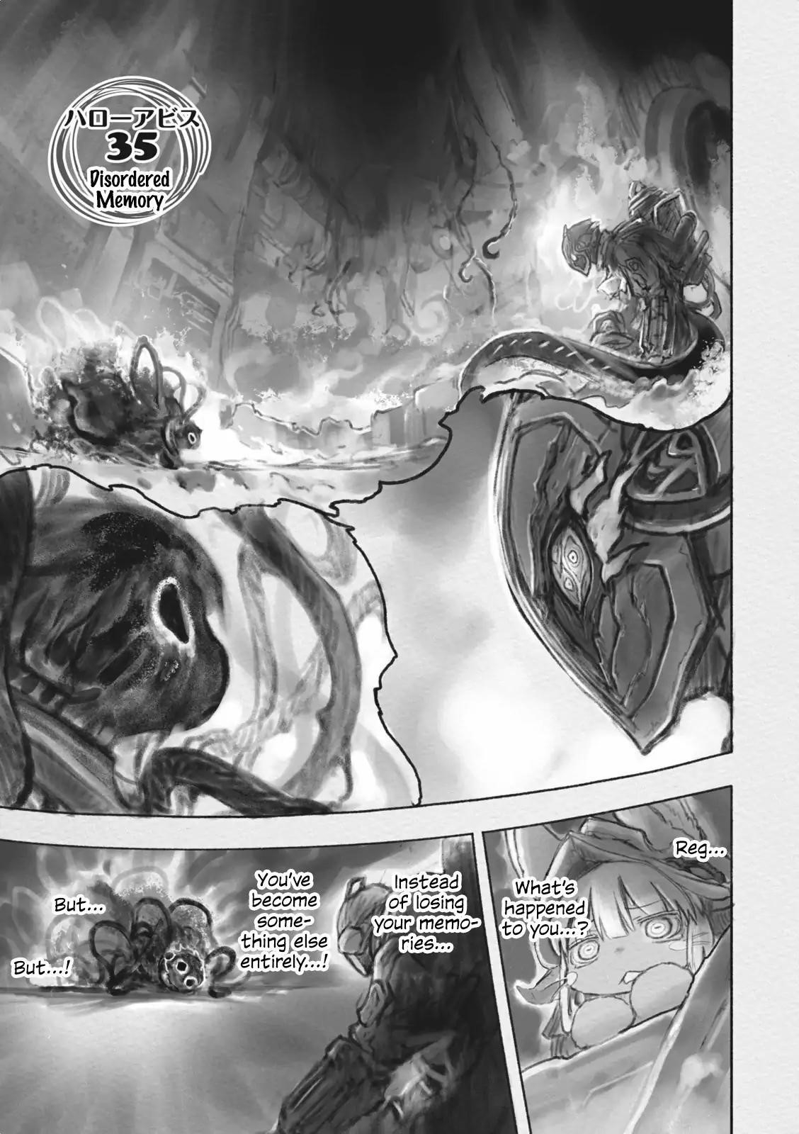 Made in Abyss Chapter 35 page 1 - Chapter 35: Clouded Memory