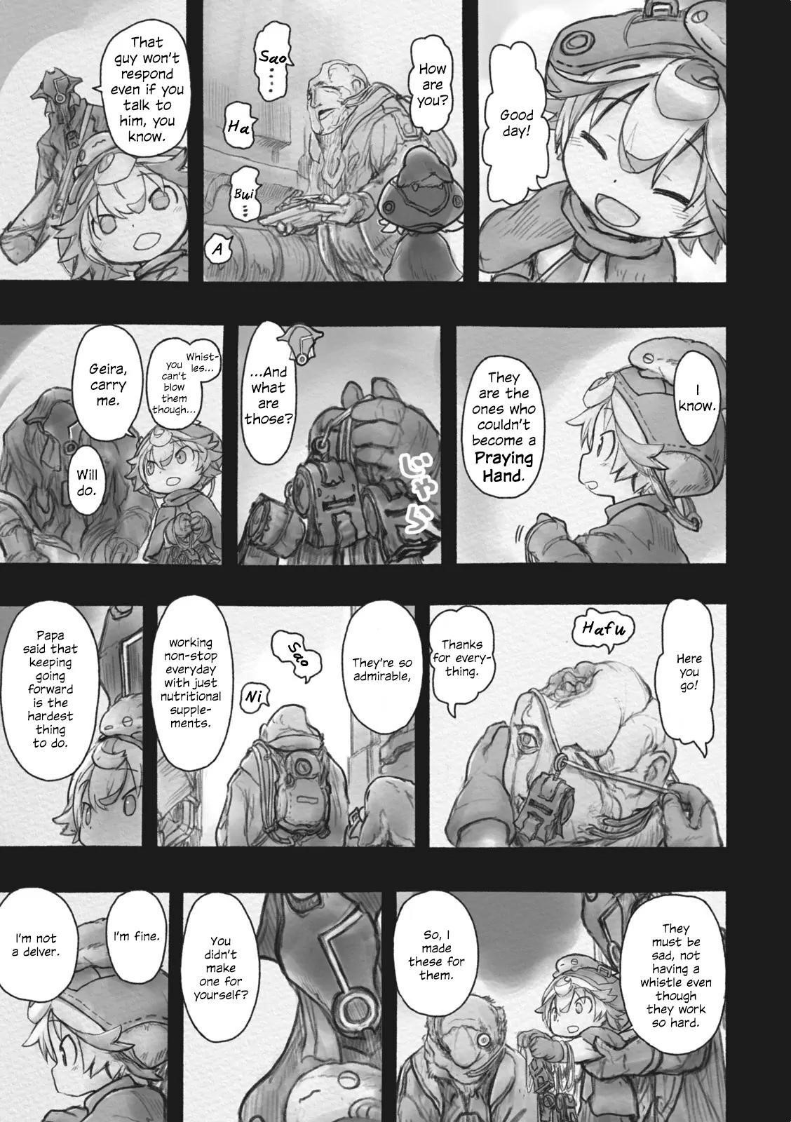 Made in Abyss Chapter 37 page 17 - Chapter 37: Flower of Dawn