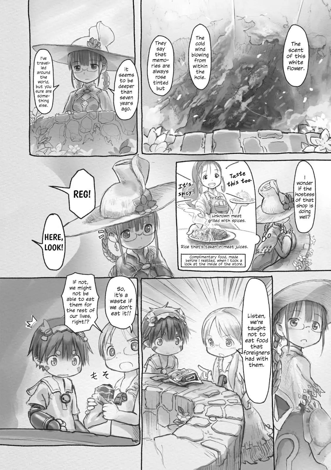 Made in Abyss Chapter 38.5 page 7 - Chapter 38.5: Side Story 1: Reg