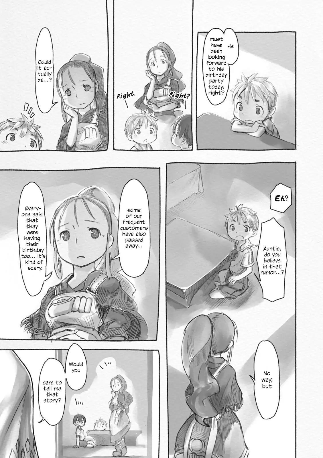 Made in Abyss Chapter 42.1 page 4 - Chapter 42.1: Side Story 2: Mio