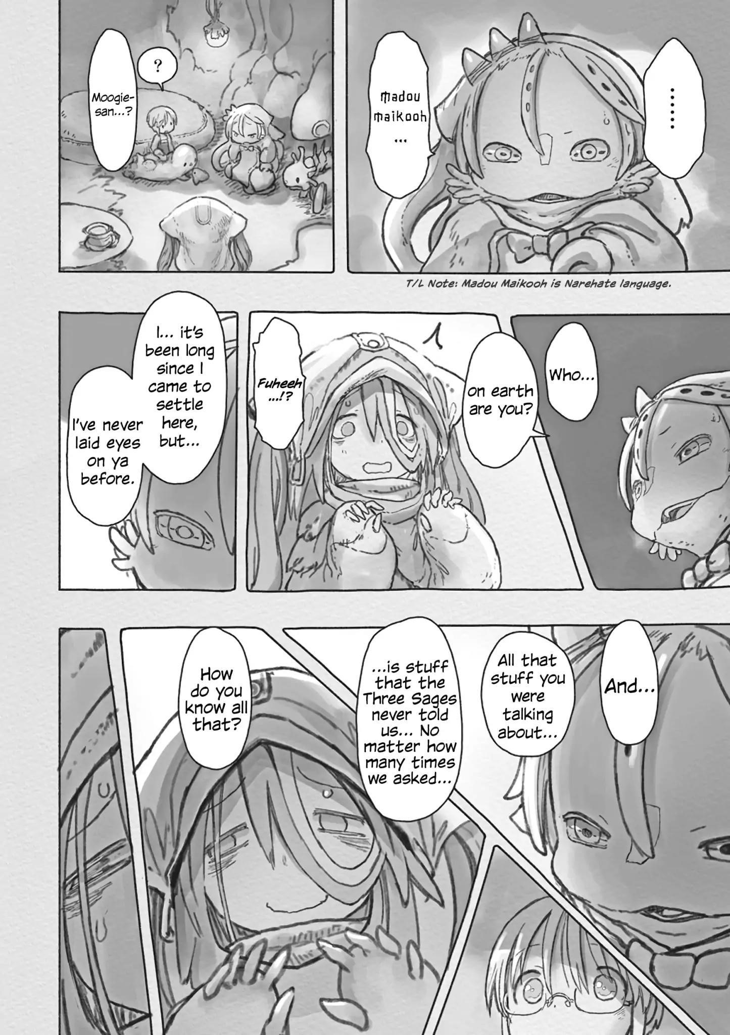 Made in Abyss Chapter 47 page 14 - Chapter 47: The Secret of the Village