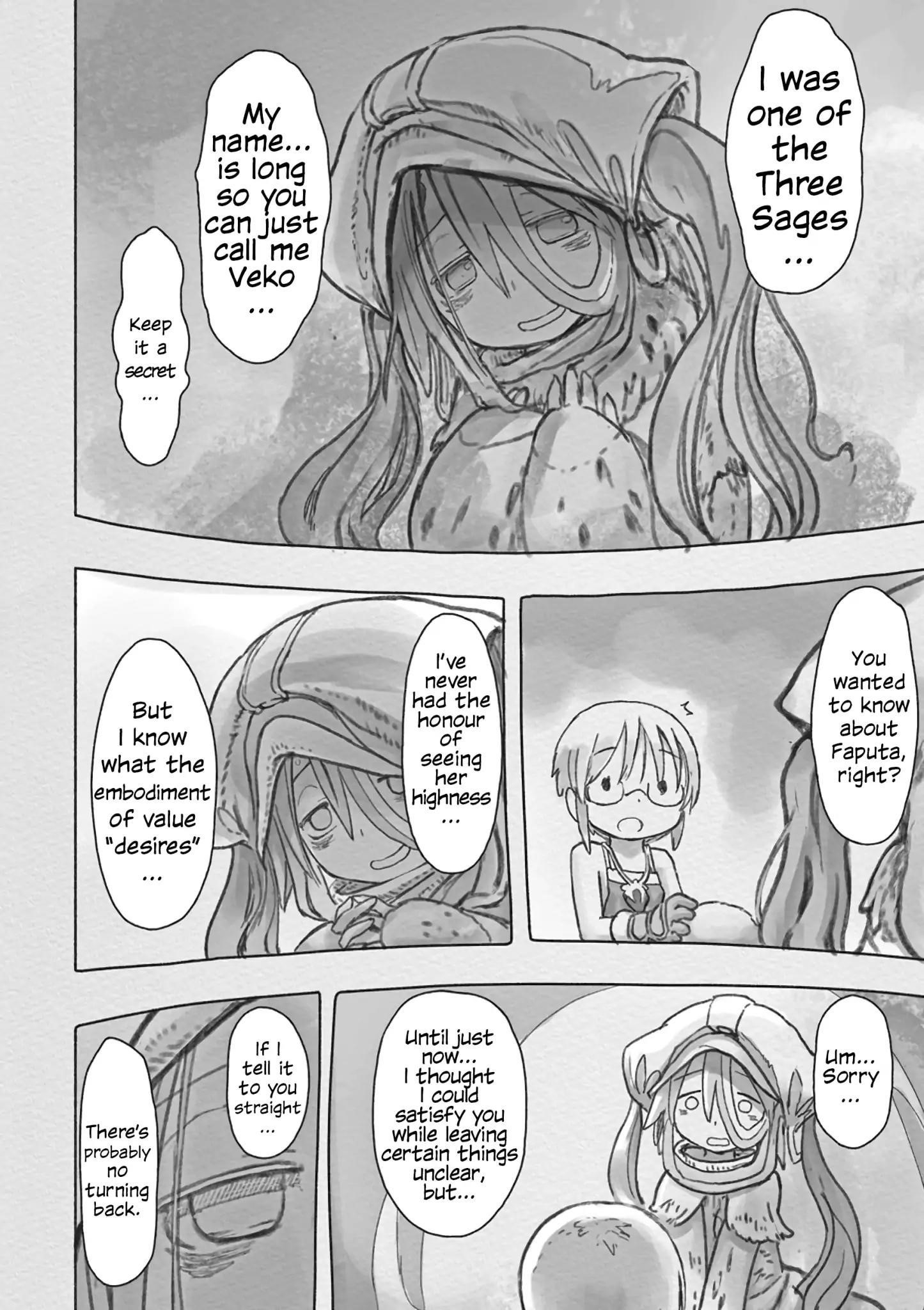 Made in Abyss Chapter 47 page 16 - Chapter 47: The Secret of the Village