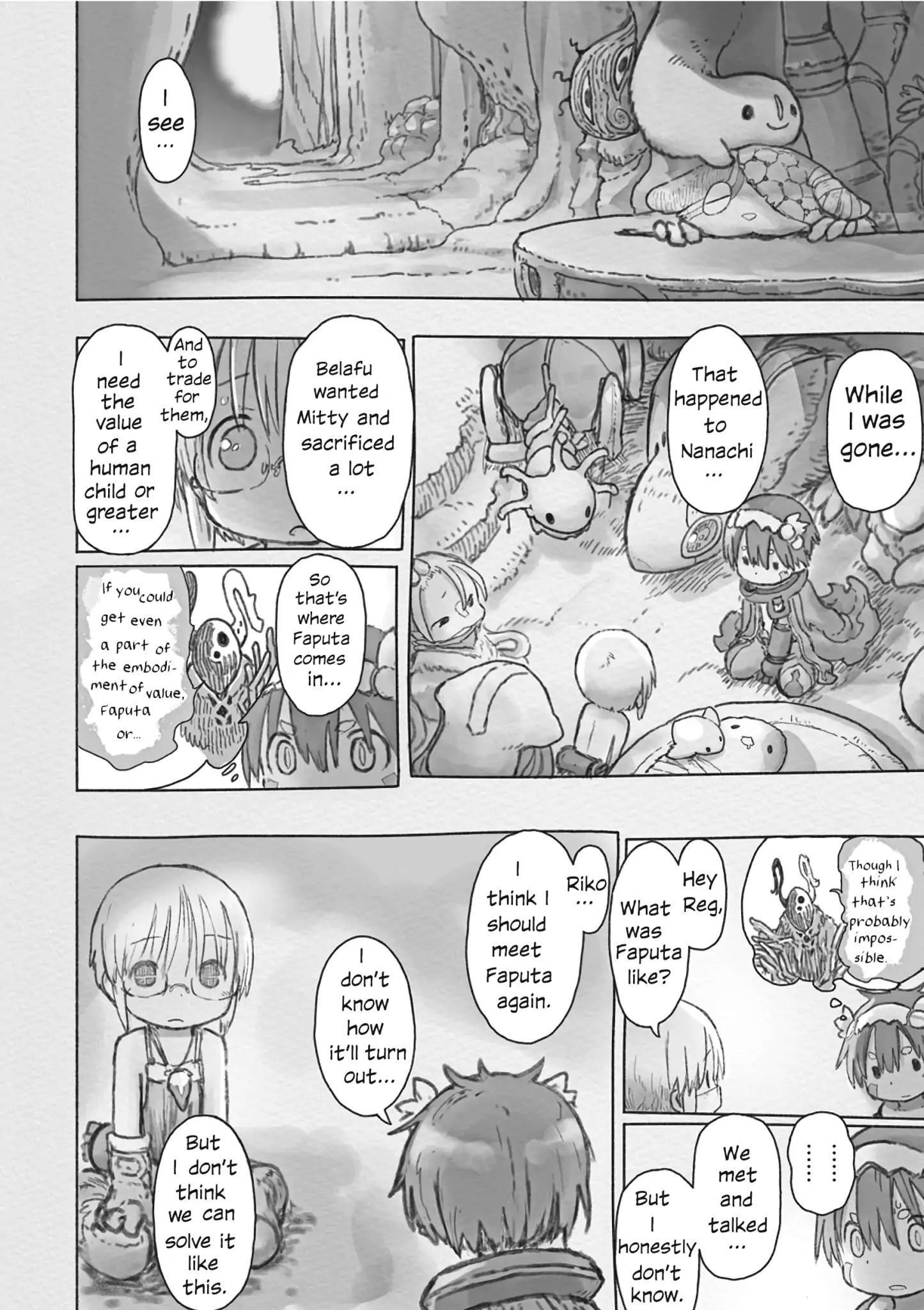 Made in Abyss Chapter 47 page 8 - Chapter 47: The Secret of the Village