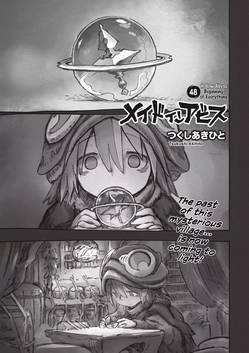 Made in Abyss Chapter 48 page 1 - Chapter 48: The Compass Pointed to the Darkness