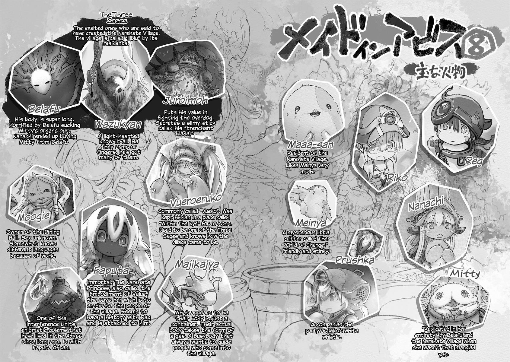 Made in Abyss Chapter 51.5 page 2 - Volume 8 Extras