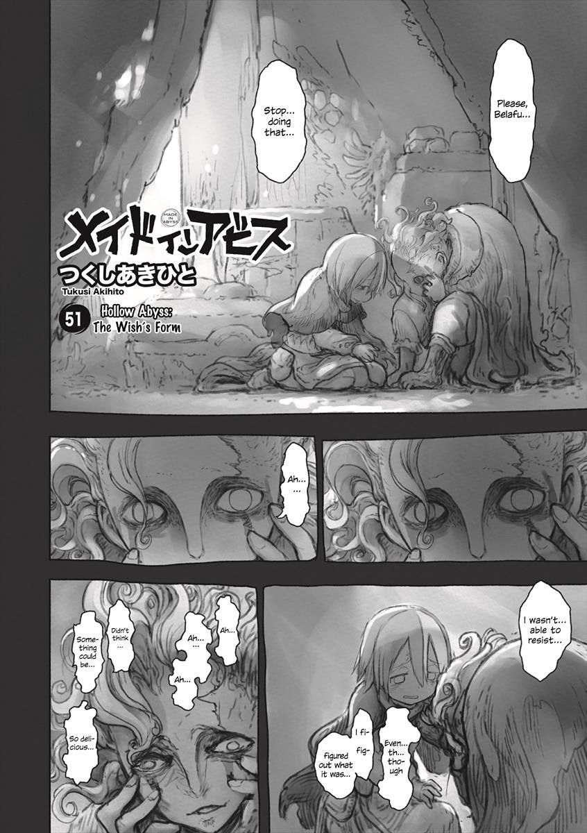 Made in Abyss Chapter 51 page 2 - Chapter 51: The Form the Wish Takes