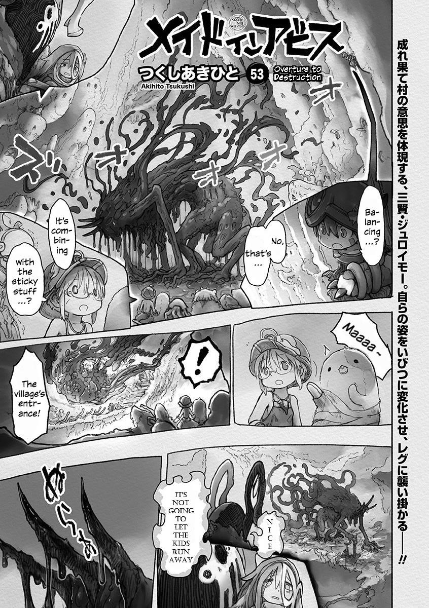 Made in Abyss Chapter 53 page 1 - Chapter 53: Prelude of Disintegration