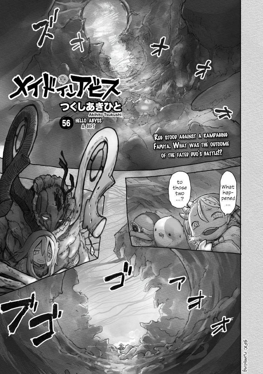 Made in Abyss Chapter 56 page 1 - Chapter 56: A Gift