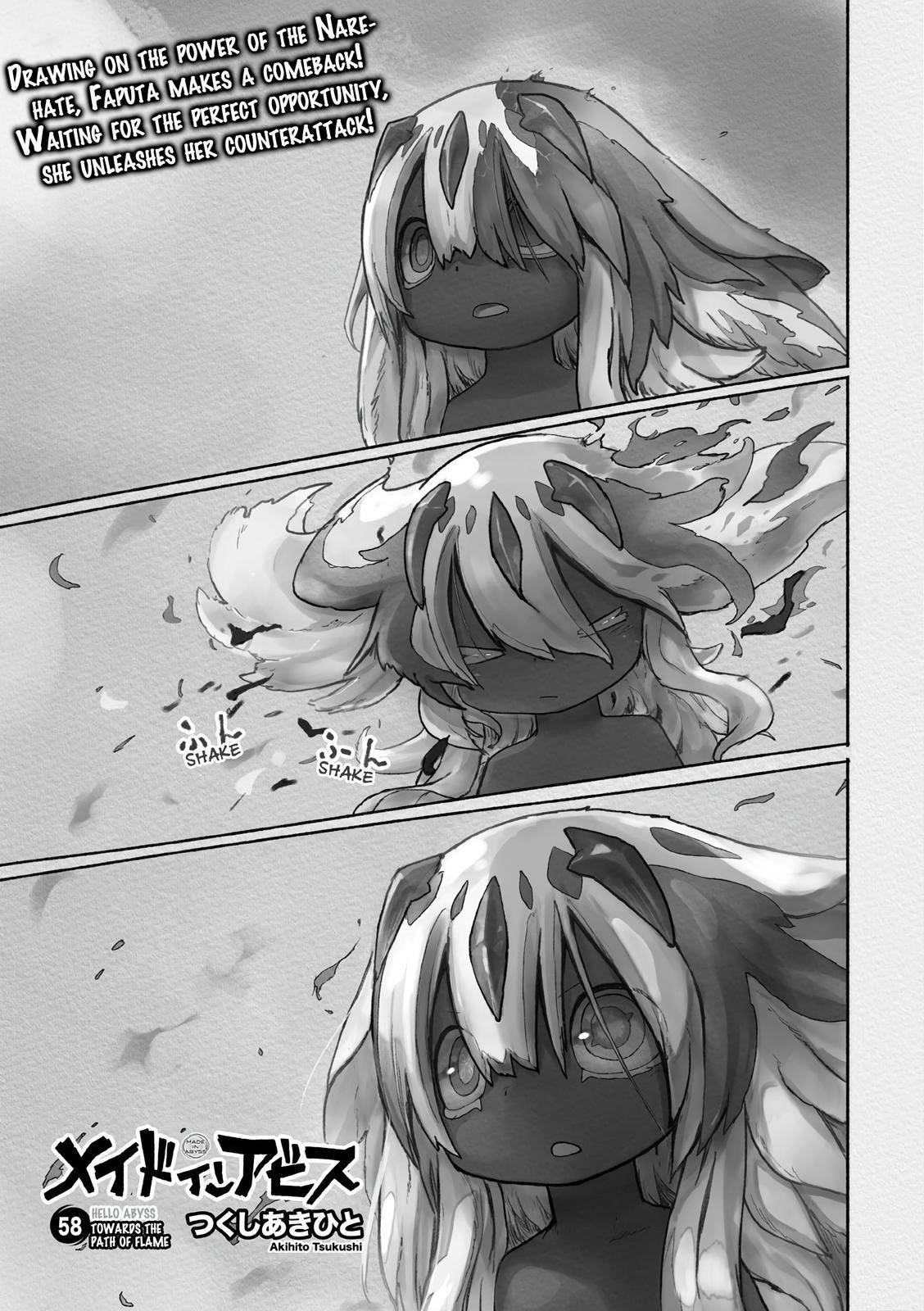 Made in Abyss Chapter 58 page 1 - Chapter 58: Toward the Path of Fire