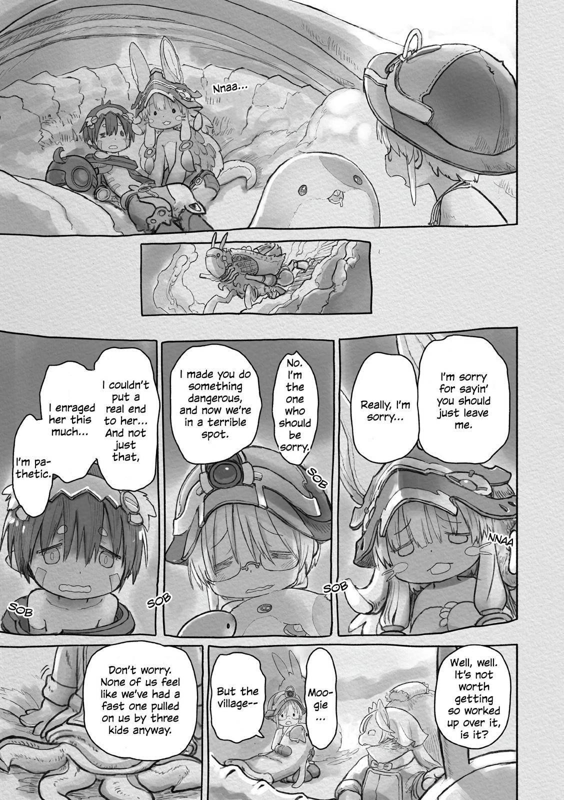 Made in Abyss Chapter 58 page 13 - Chapter 58: Toward the Path of Fire