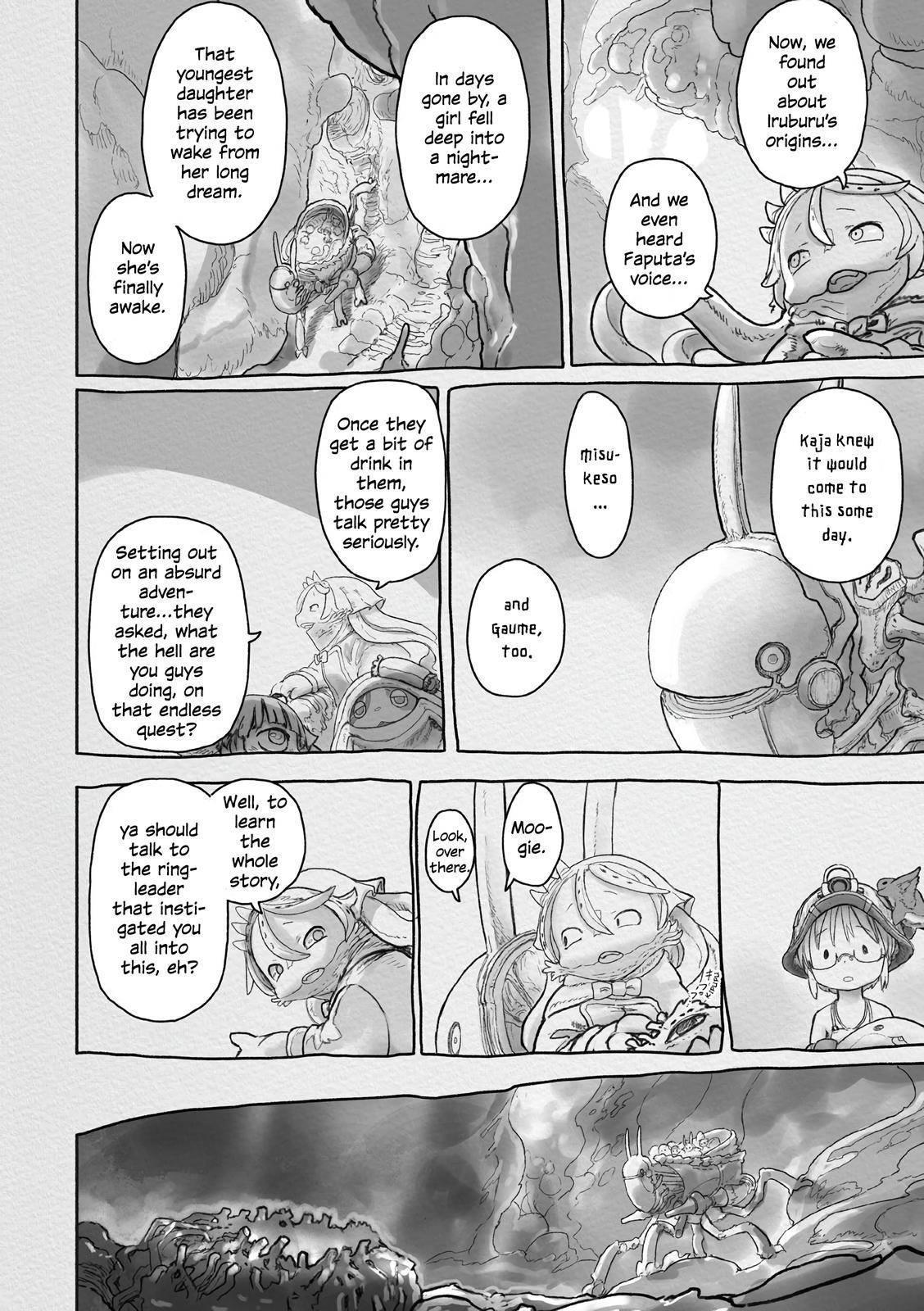 Made in Abyss Chapter 58 page 14 - Chapter 58: Toward the Path of Fire