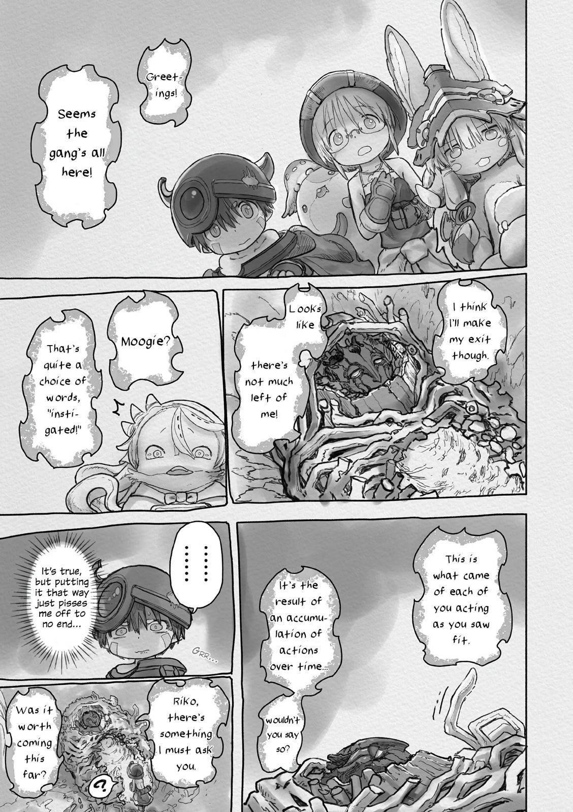 Made in Abyss Chapter 58 page 15 - Chapter 58: Toward the Path of Fire