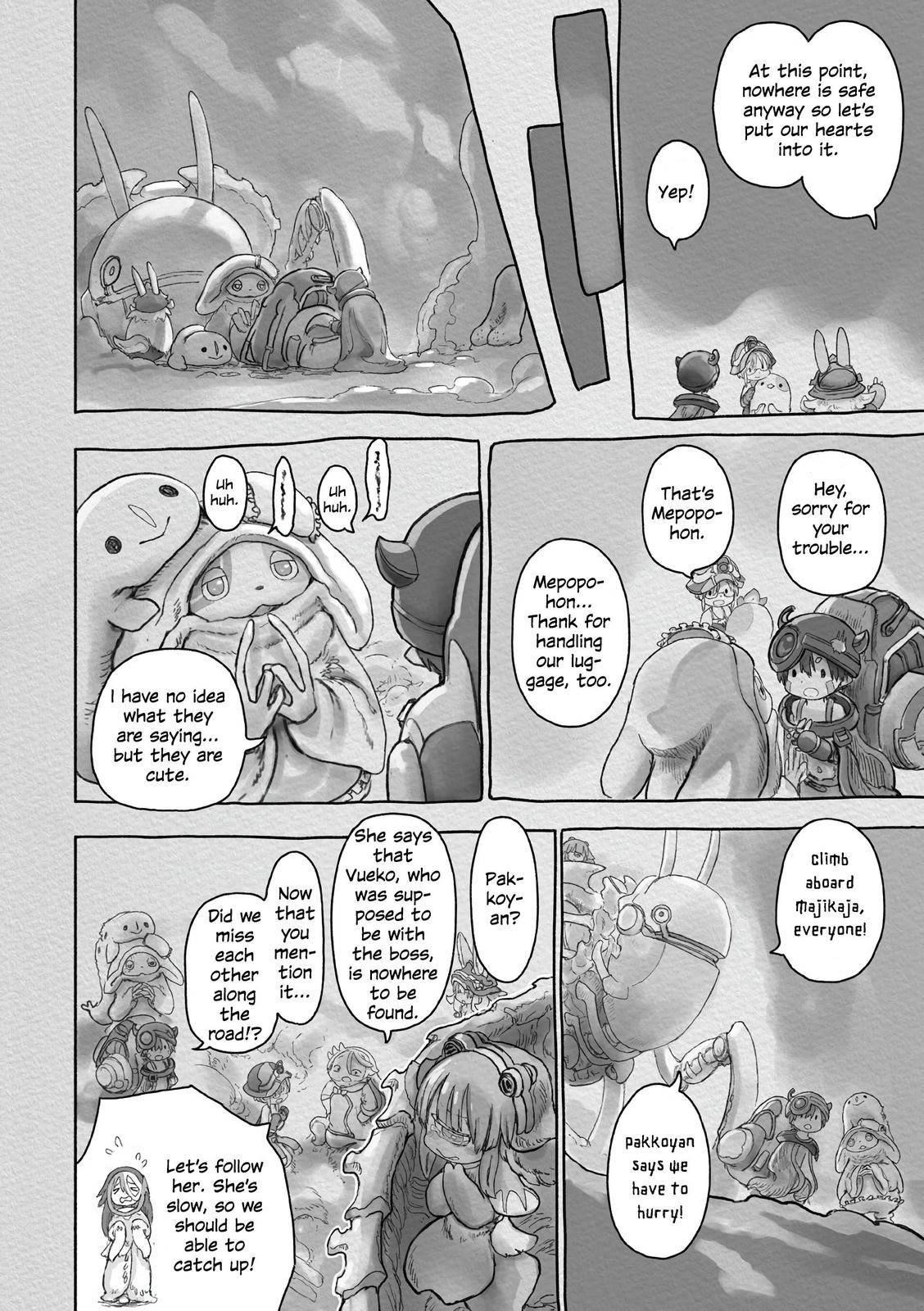 Made in Abyss Chapter 58 page 22 - Chapter 58: Toward the Path of Fire